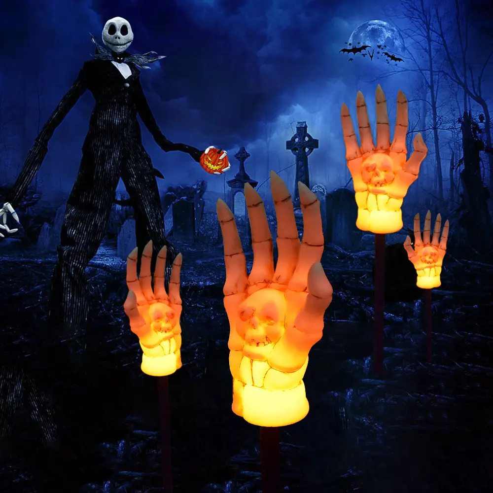 Halloween Waterproof Ghost Hand Light Courtyard Solar