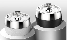 موزع ماء للحيوانات الأليفة من الفولاذ المقاوم للصدأ