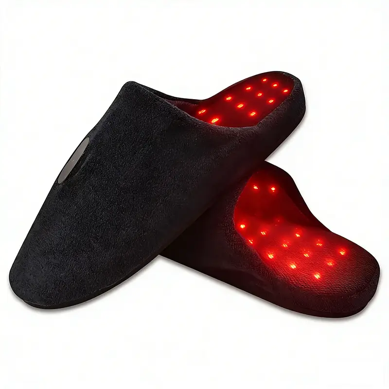 LED Red-light Therapy Shoes With Near-infrared Phototherapy For Ankle Care And Warm Compress