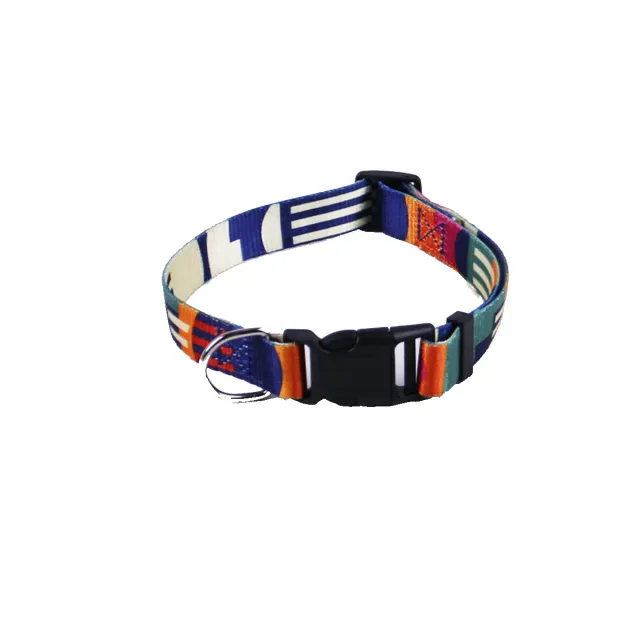 Hand Holding Rope Outing Dog Leash Dog Collar Three piece Set Purple Yellow Blue Single Coll - Shop at LoveMi