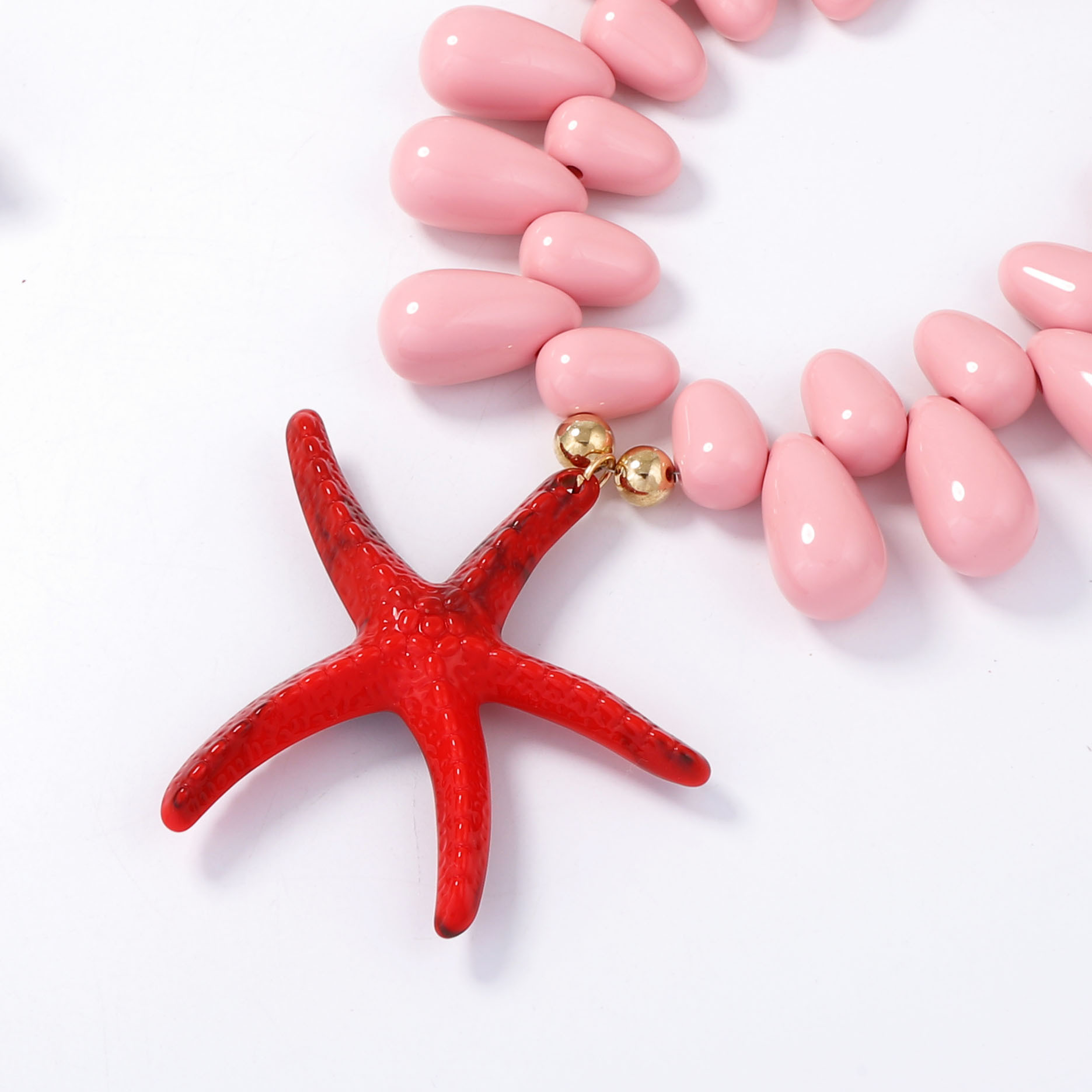 Dramatic Starfish Pendant Necklace For Women