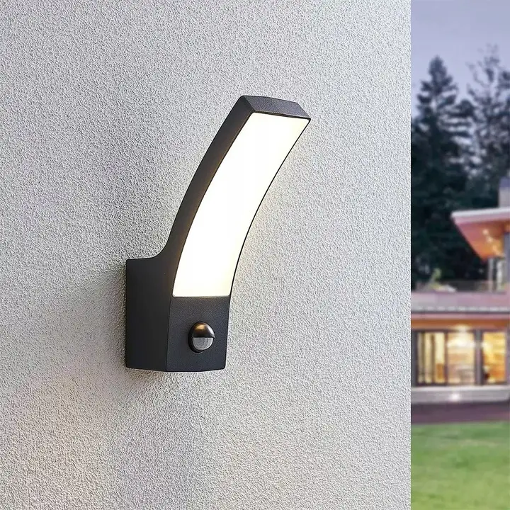 LED Outdoor Wall Lamp With Induction