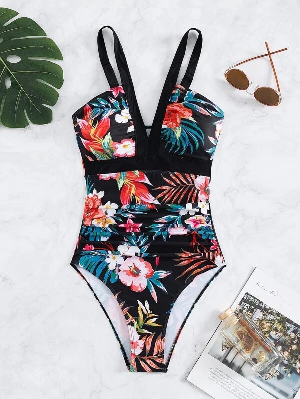 Women's Floral Bikini One-piece Swimsuit - Image 25