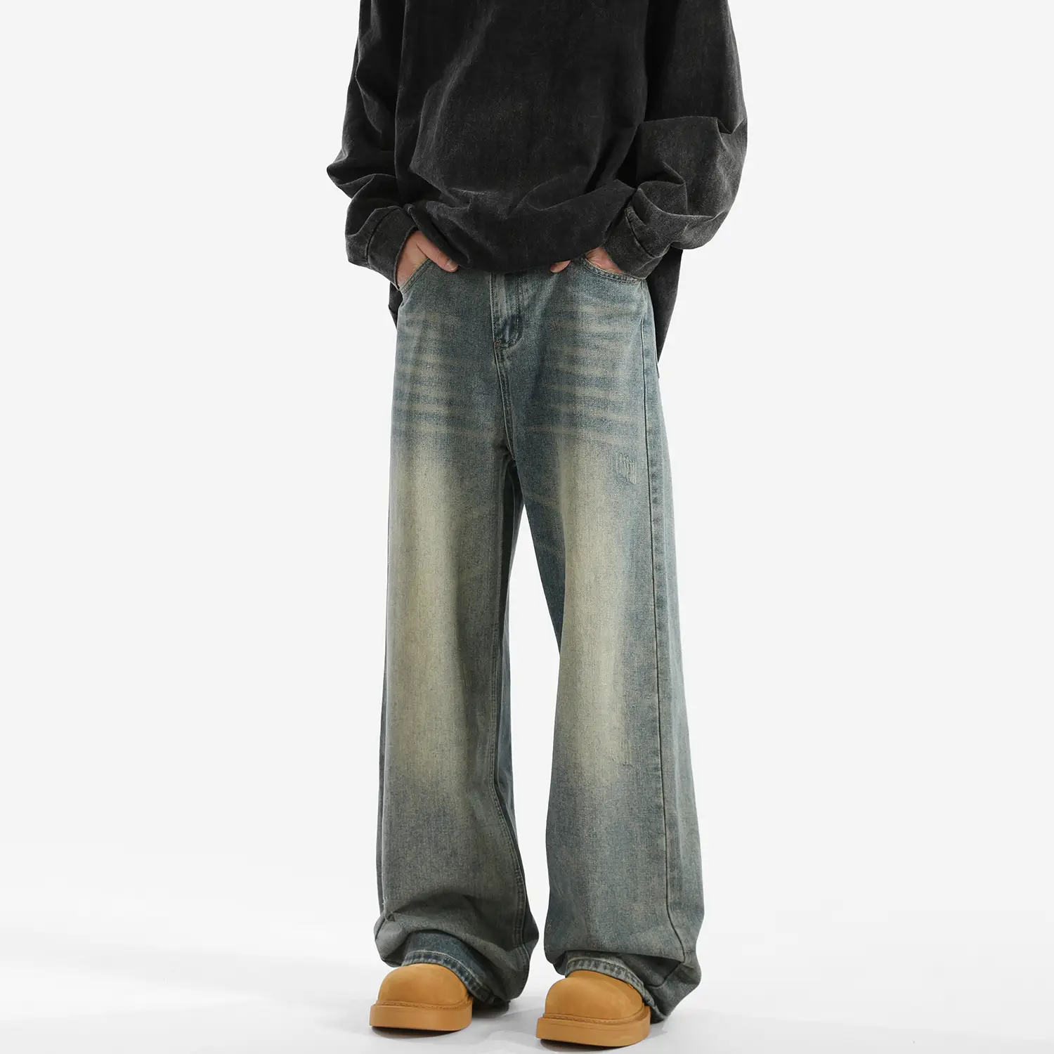 Retro Loose Pants For Men Spring And Autumn