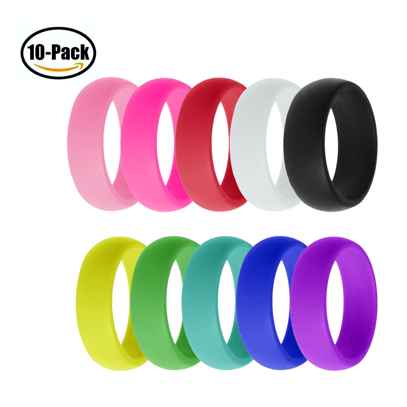 8mm Silica Gel Ring Fashion Personality