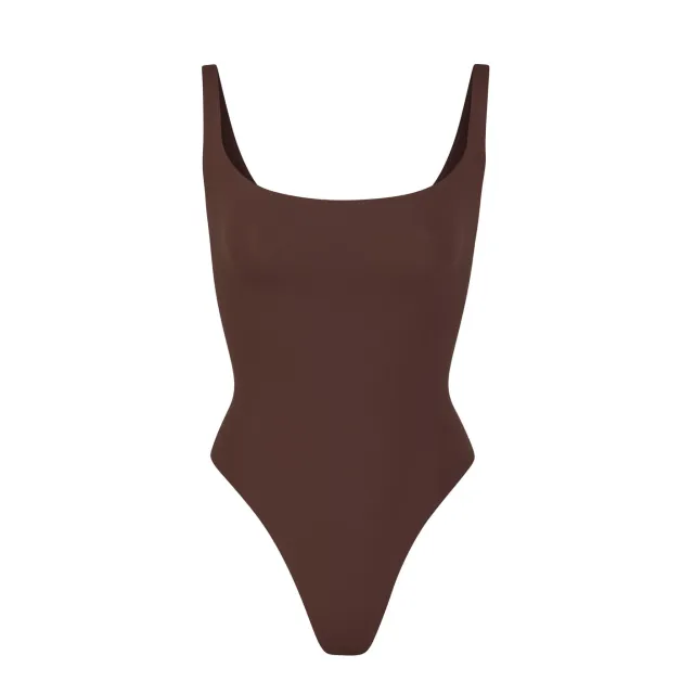 Pure Color Tight Corset Jumpsuit Vest Women's Slim Fit Slimming Inner Bottoming Top Sling Coffee - Shop at LoveMi