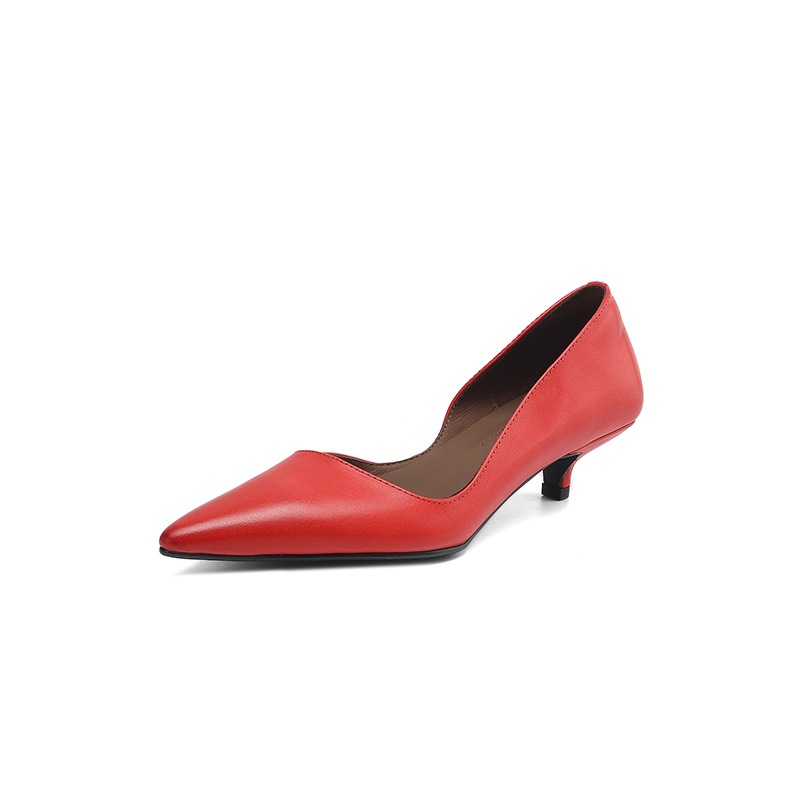 Pointed-Toe Low-Heeled Pumps, picture 8 of 9