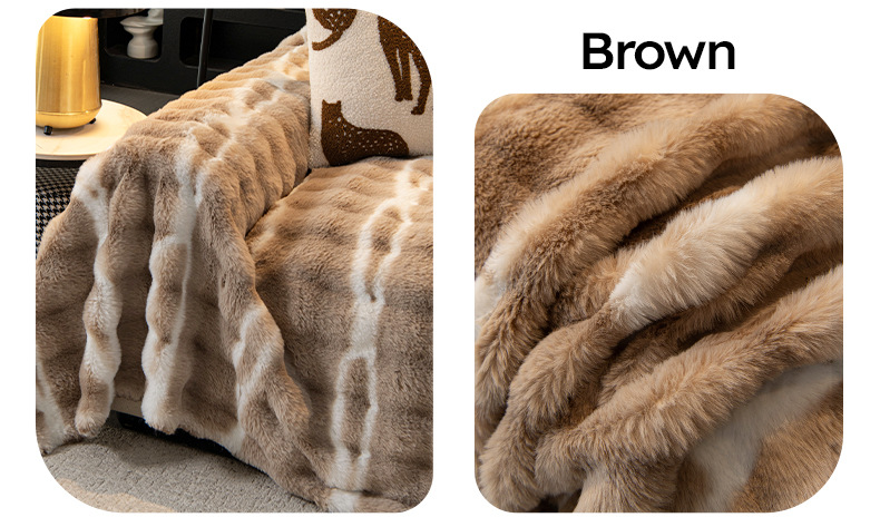 Gradient Rabbit Fur Sofa Cover Cloth 2dc171ec E3aa 4f94 8e32 050c921ee4d4