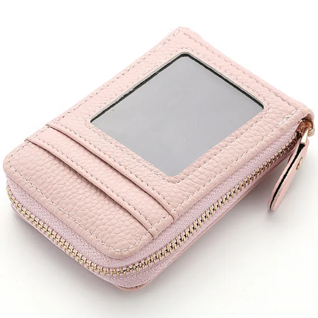 Short Ladies Card Holder Stylish And Simple Pink - Shop at LoveMi