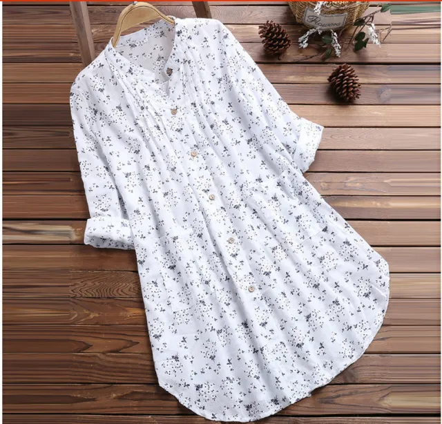 Stand Collar Loose Casual Women's Shirt White - Shop at LoveMi