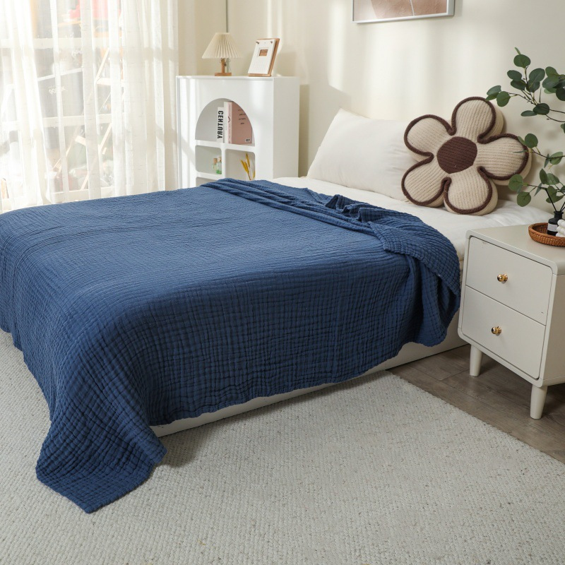 Cotton Gauze Throw Blanket, picture 9 of 12