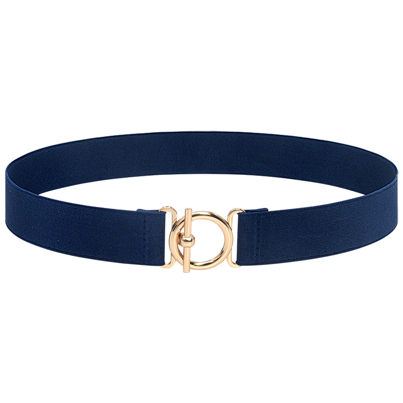 Gold Buckle Dark Blue