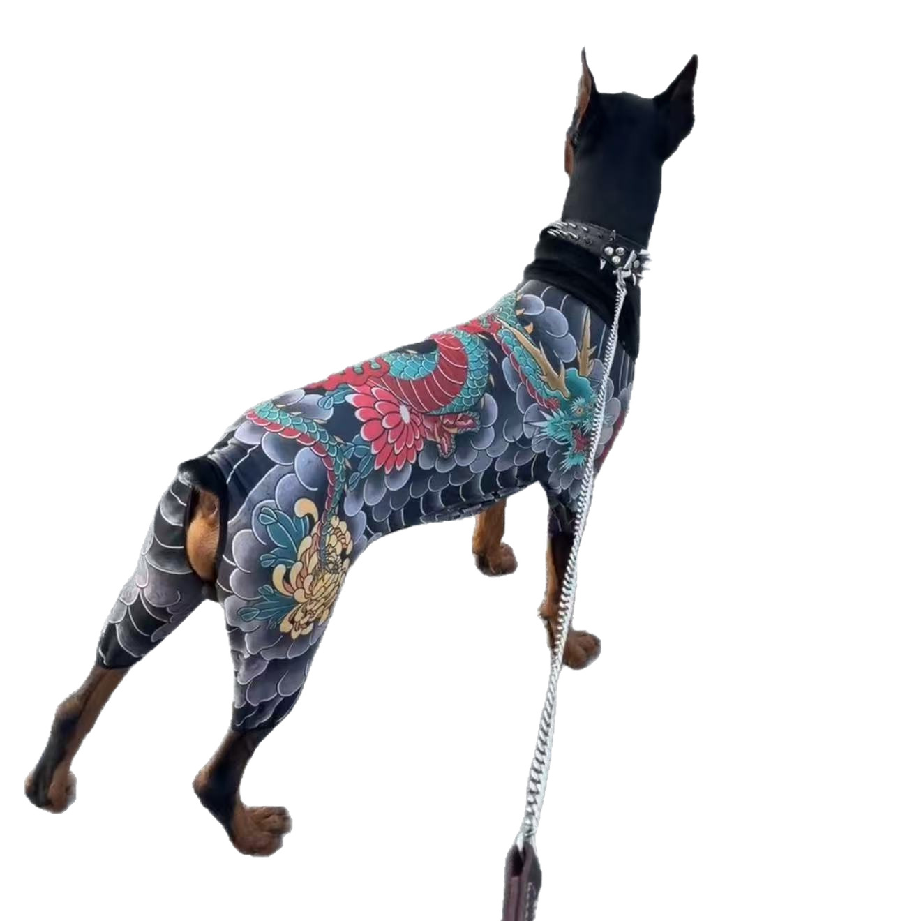 Ropa para mascotas con diseño de tatuaje, apta tanto para gatos como para perros