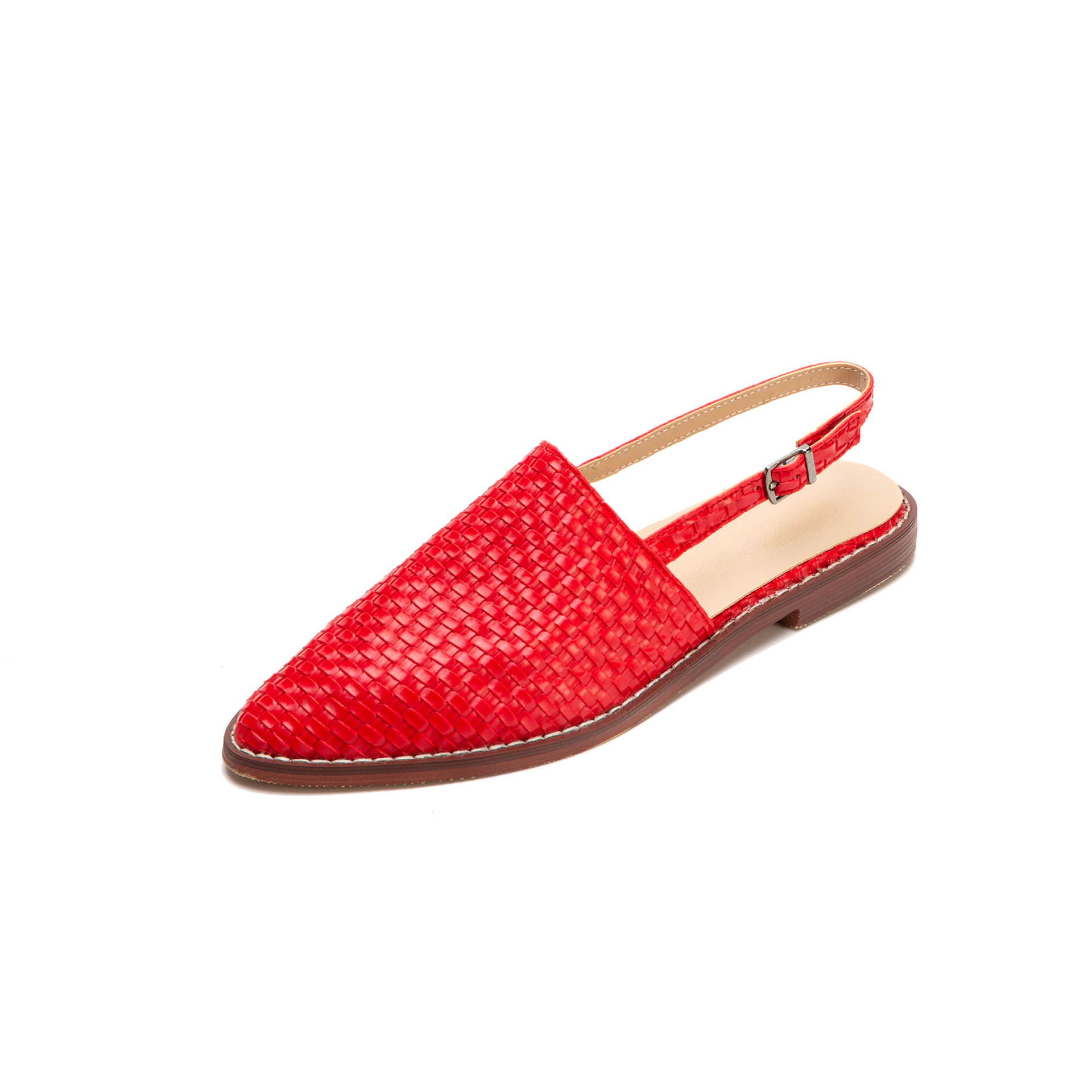 Extra-large Plus-size Woven-toe Sandals For Women