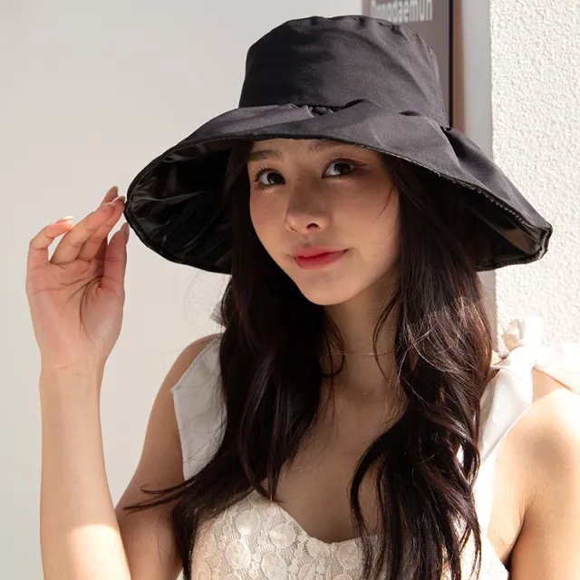 Women's Fashion Thin Big Brim Hat Black - Shop at LoveMi