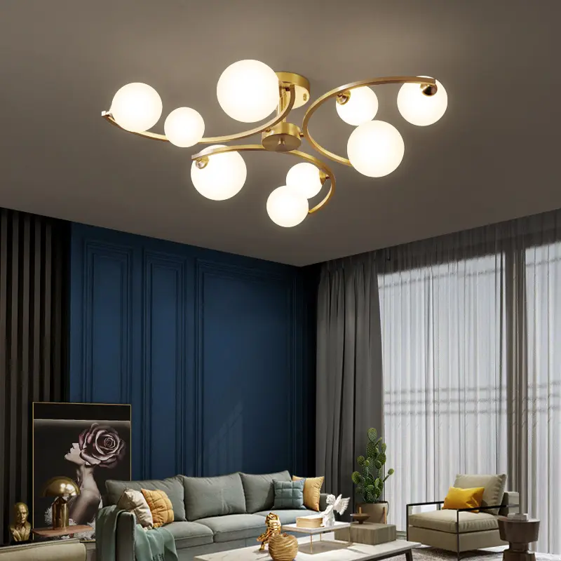 Simple Glass Ceiling Light