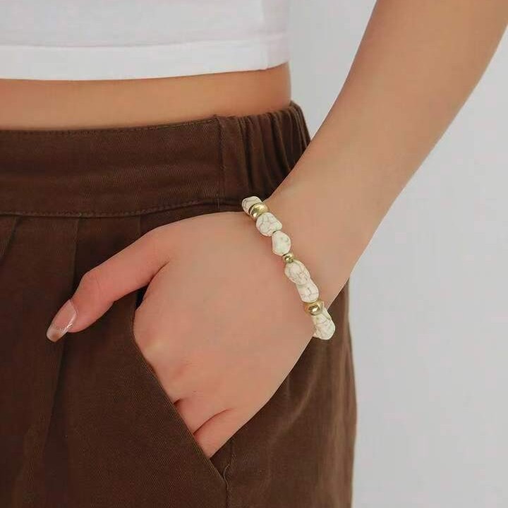 Bohemian-style Turquoise Bracelet Unique Vintage And Trendy - Image 2