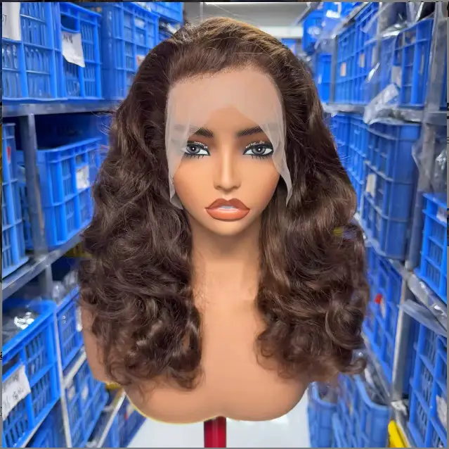 Loose Wave Wig 13x4 Frontal Bouncy Wave Wig Human Hair