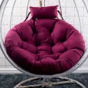 Solid Color Purple Round Pad