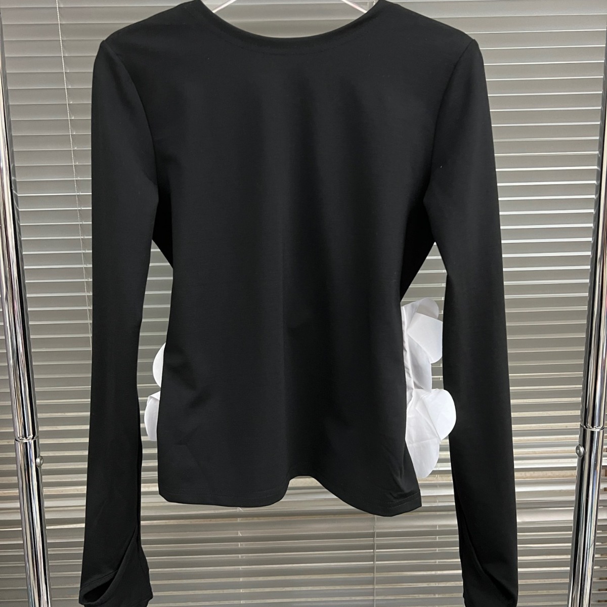 Elastic Backless Petal Top Slim-fit Temperament Hot Girl