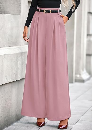 Women's cropped pants – 7/8 length adjustable waist full outfit view