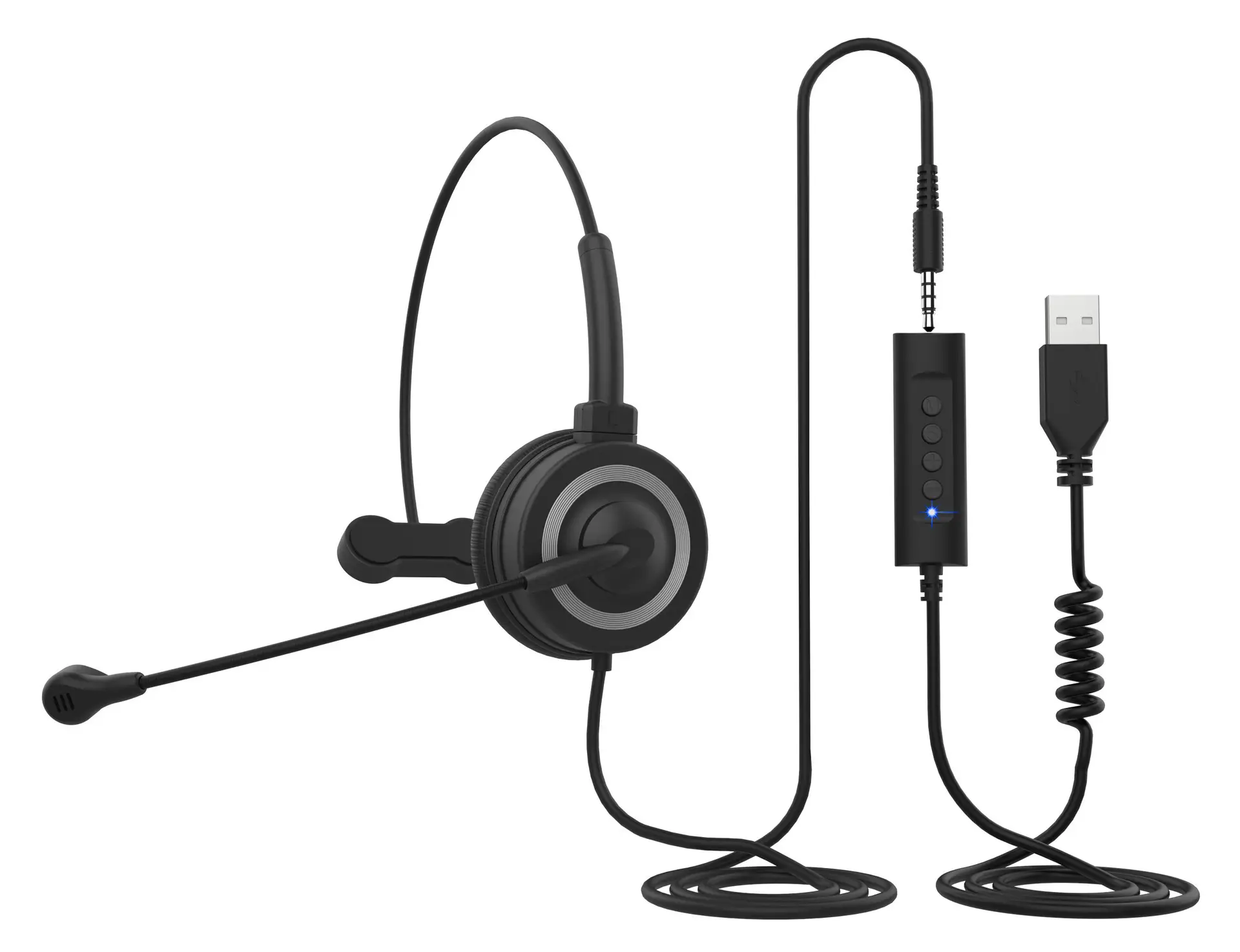 Unilateral Business Telemarketing Customer Service Bluetooth Headset