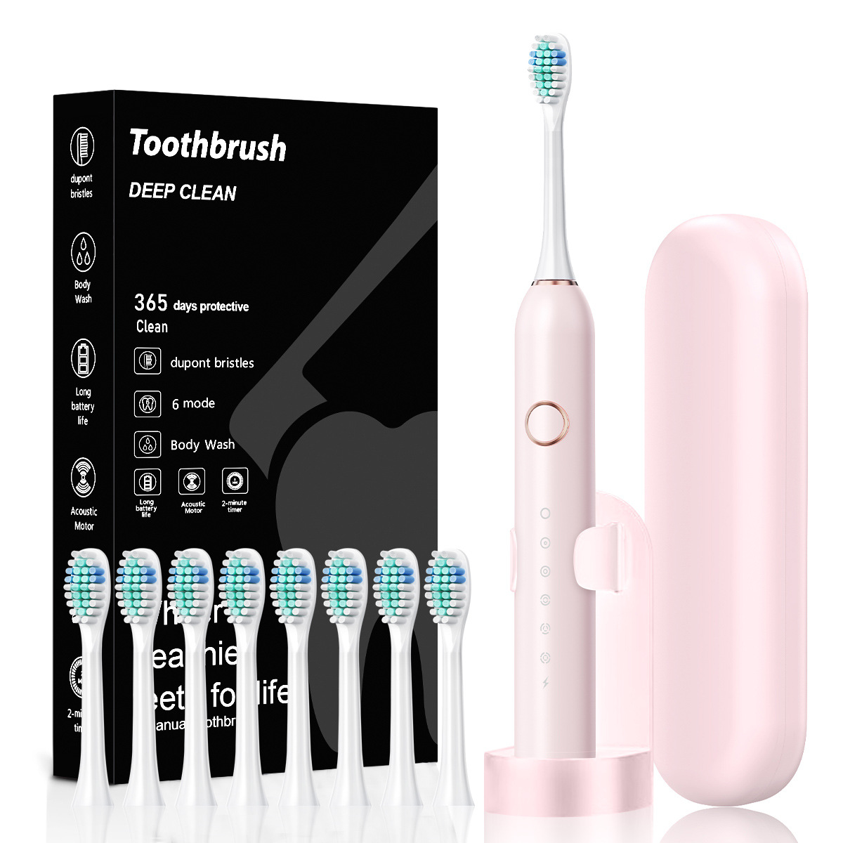 Title 7, Electric USB Charging Soft-bristle Toothbrush