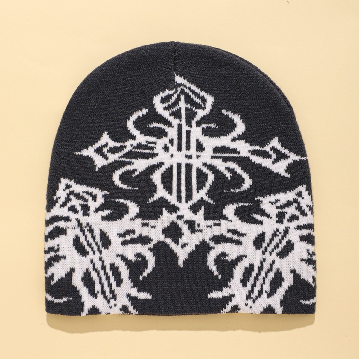 Trend Knitting Patterns Embroidery Warm Wool Hat
