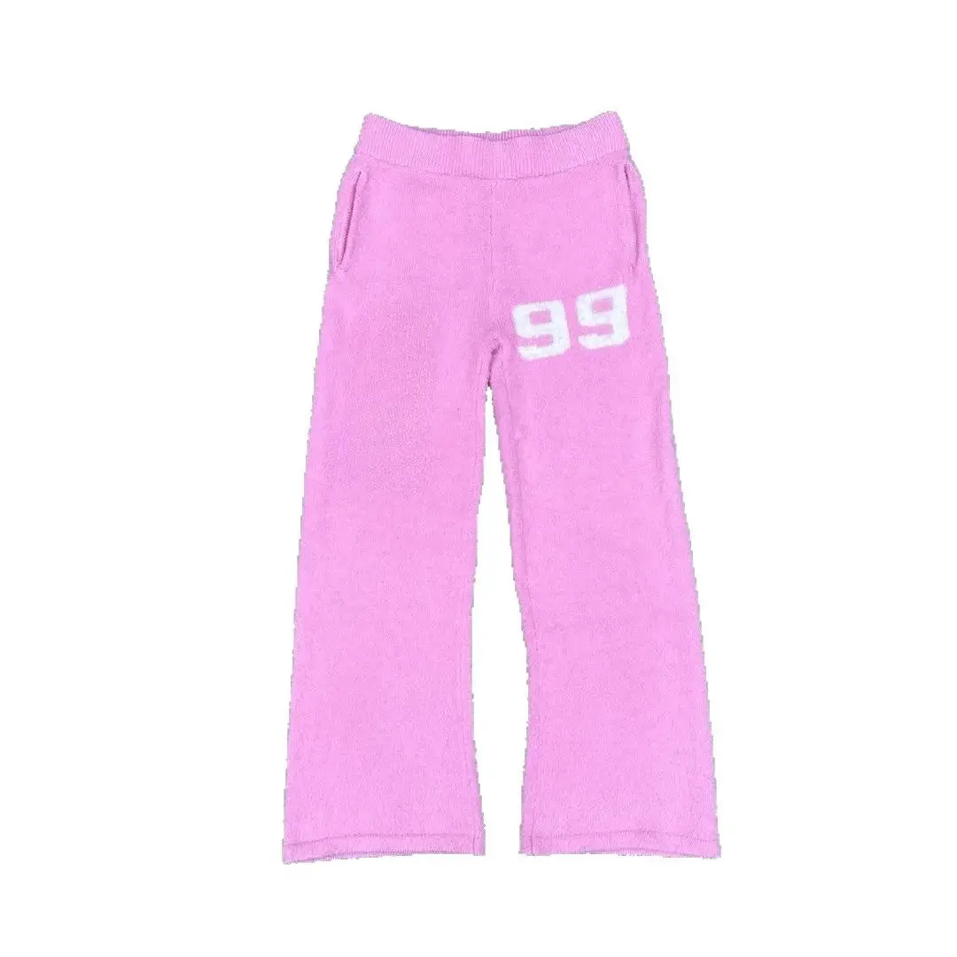 American Style Fashion Street Hip Hop Style Trousers Alphabet Embroidery Sweatpants