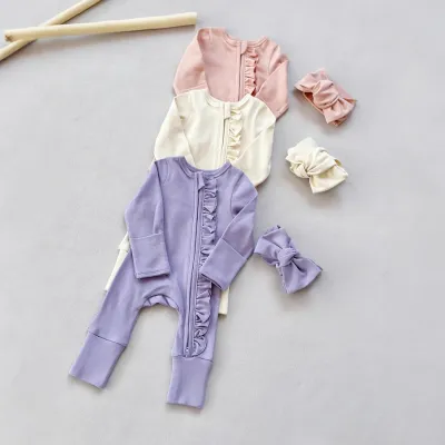 Girls' Jumpsuit Romper Baby Girls' Home Pajamas