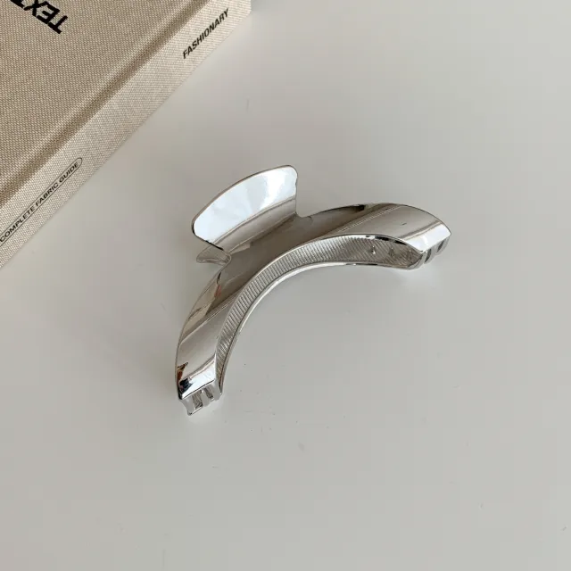Metal Arch High end Grip Advanced Sense Hair Accessory Clips Arc Alloy Grip Bright Silver - Shop at LoveMi
