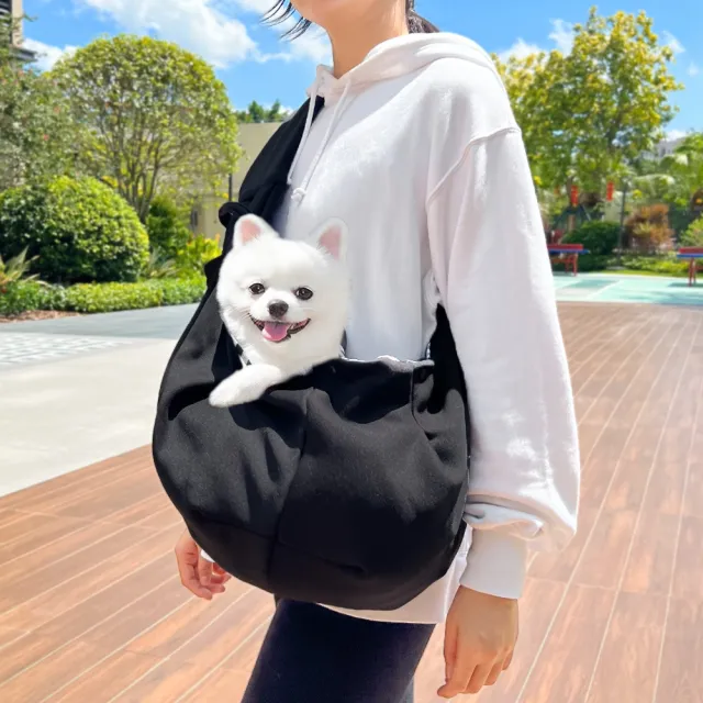 Autumn And Winter Shoulder Bag Crossbody Bag Cat Bag Dog Outing 390 Crossbody Bag Black - Shop at LoveMi