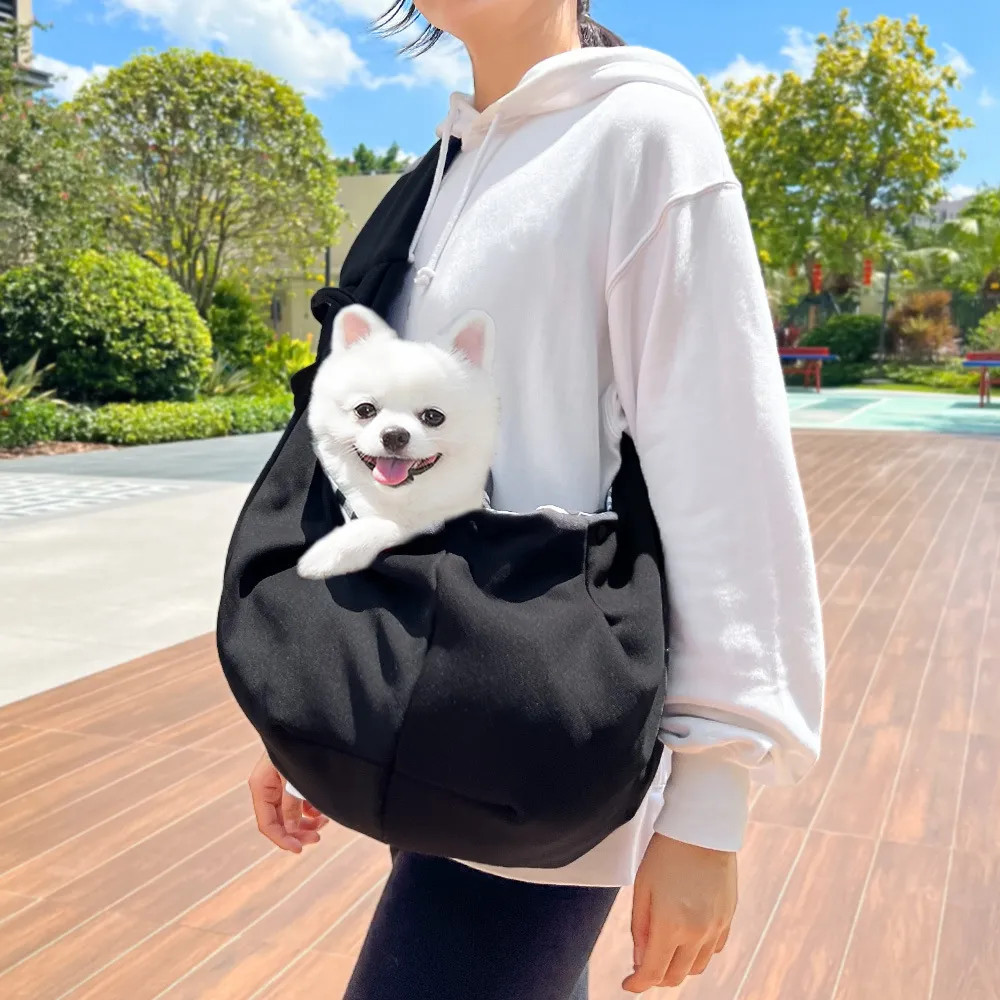 Autumn And Winter Shoulder Bag Crossbody Bag Cat Bag Dog Outing - 390 Crossbody Bag Black