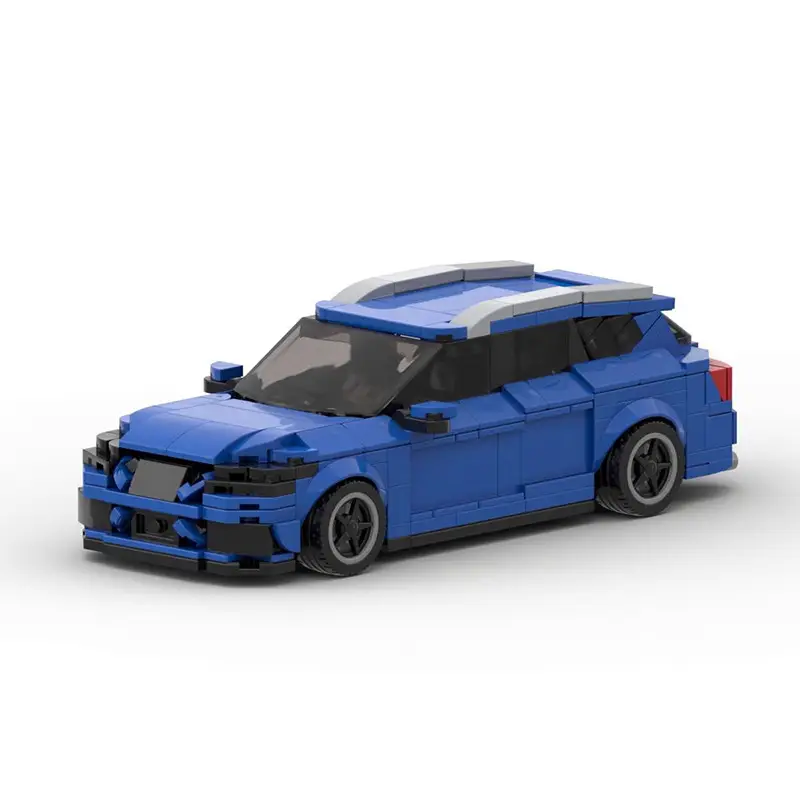Children's Fashion Simple 8-grid Car Model Boy Gift Building Blocks Toy
