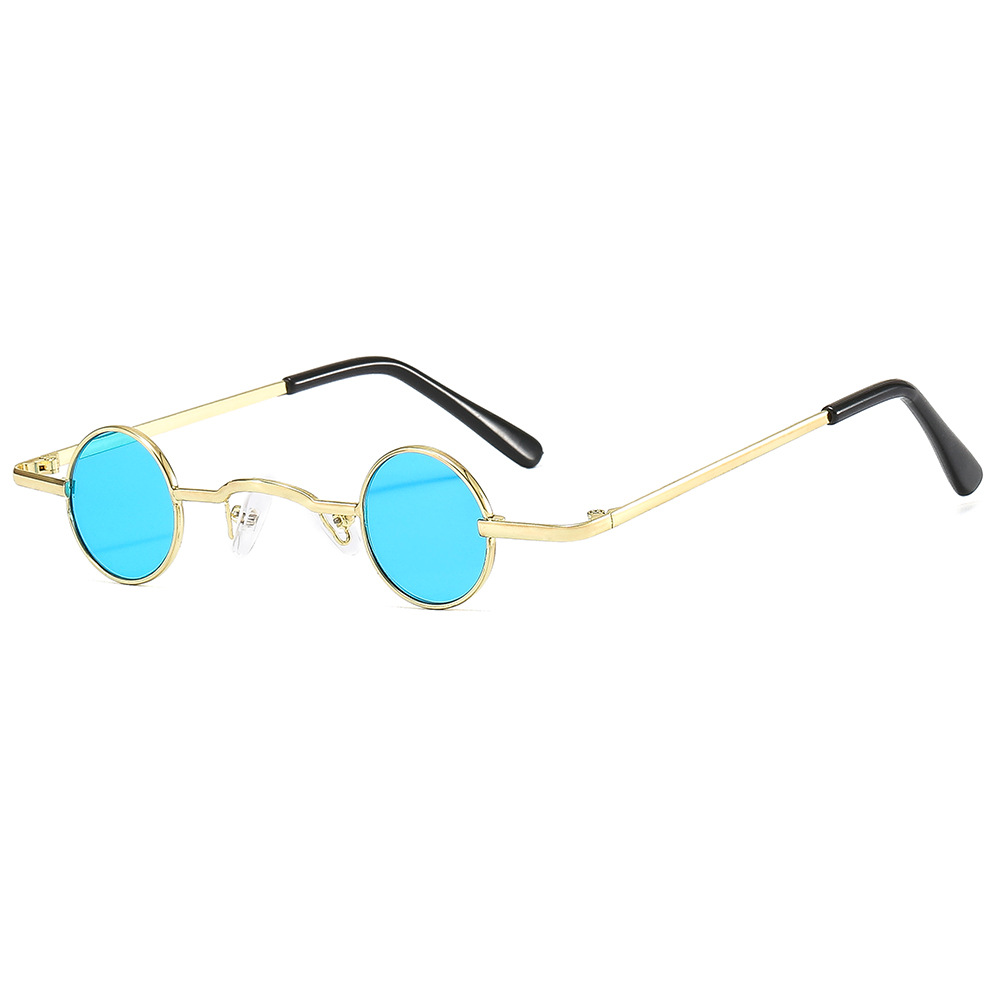 Gold Frame Blue Lens