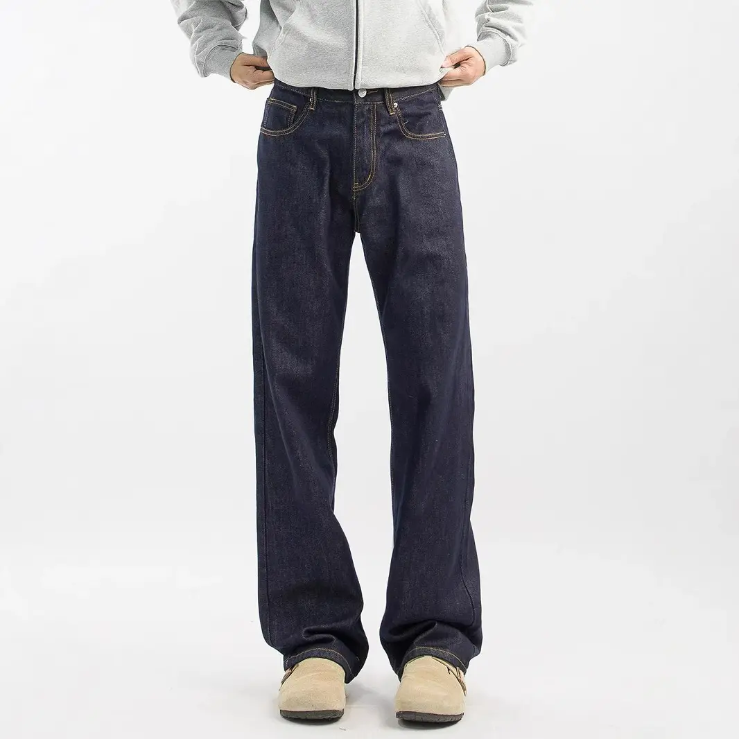 New Mens Retro Casual Wide-leg High-street Loose