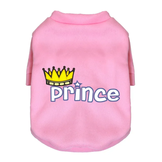 New Dog Pet Clothing Sweater Fleece lined Crown Pink - Shop at LoveMi