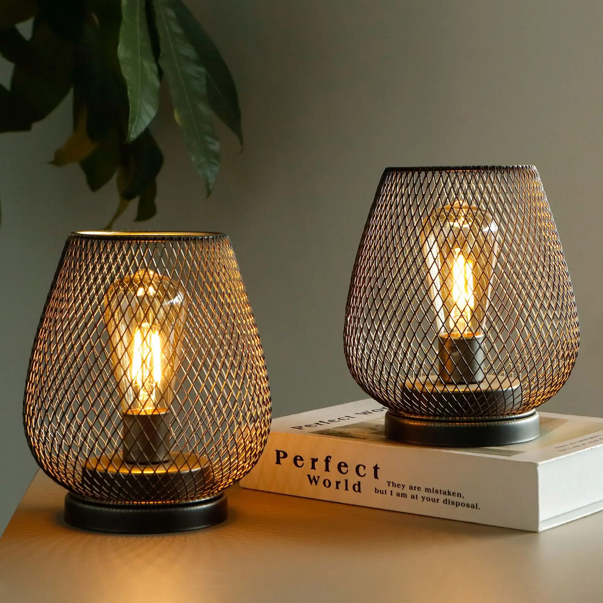 Iron Lamp Bedroom Dining Room Net Light