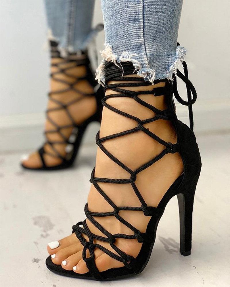 Stiletto Heel Ankle-Strap Heels, picture 6 of 7