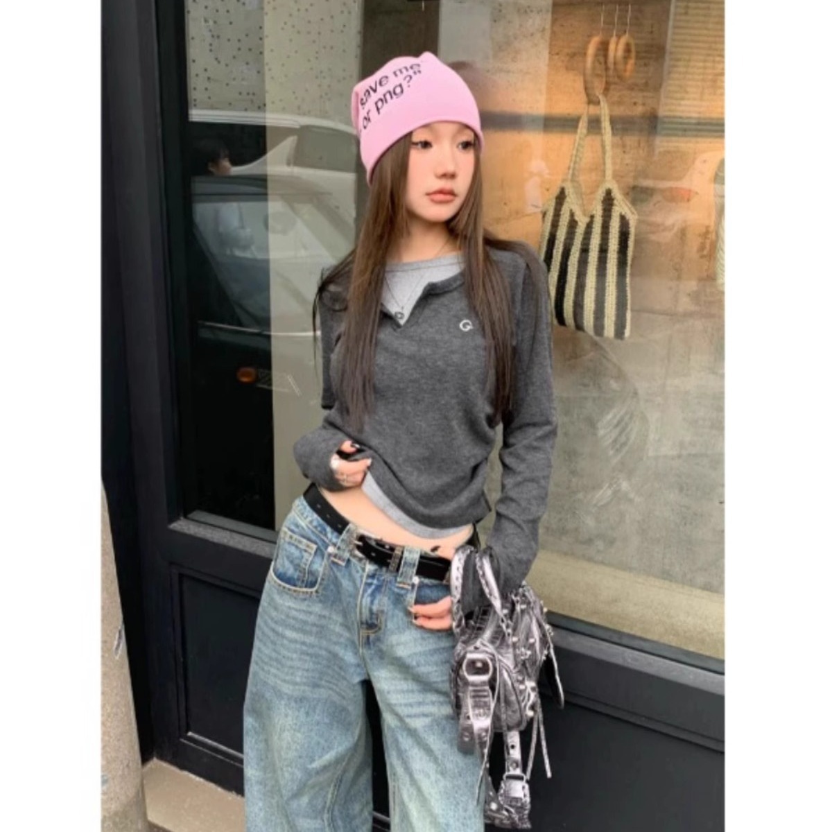 Women's Fashion American Vintage Bottoming Shirt