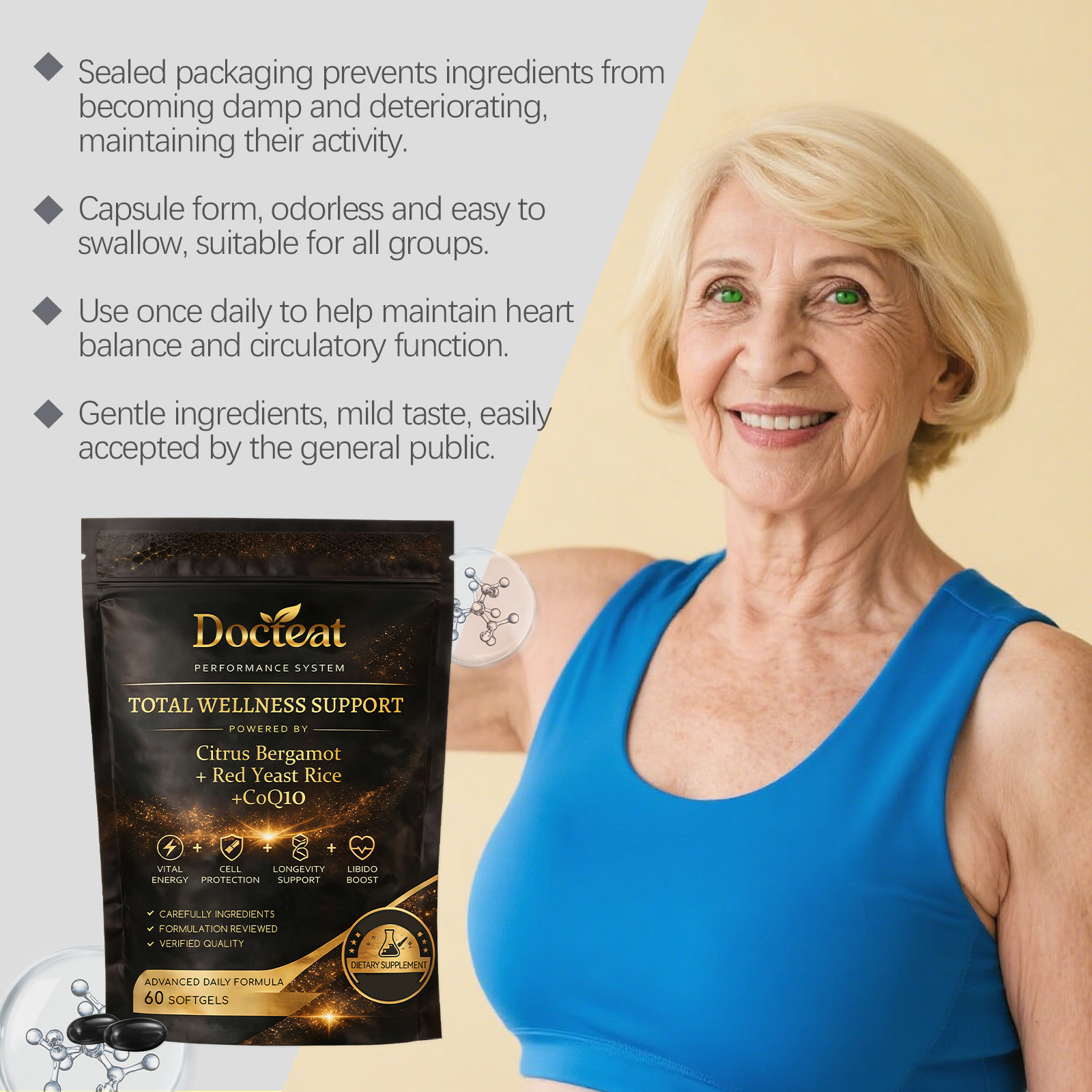 Red Yeast Rice Soft Capsules