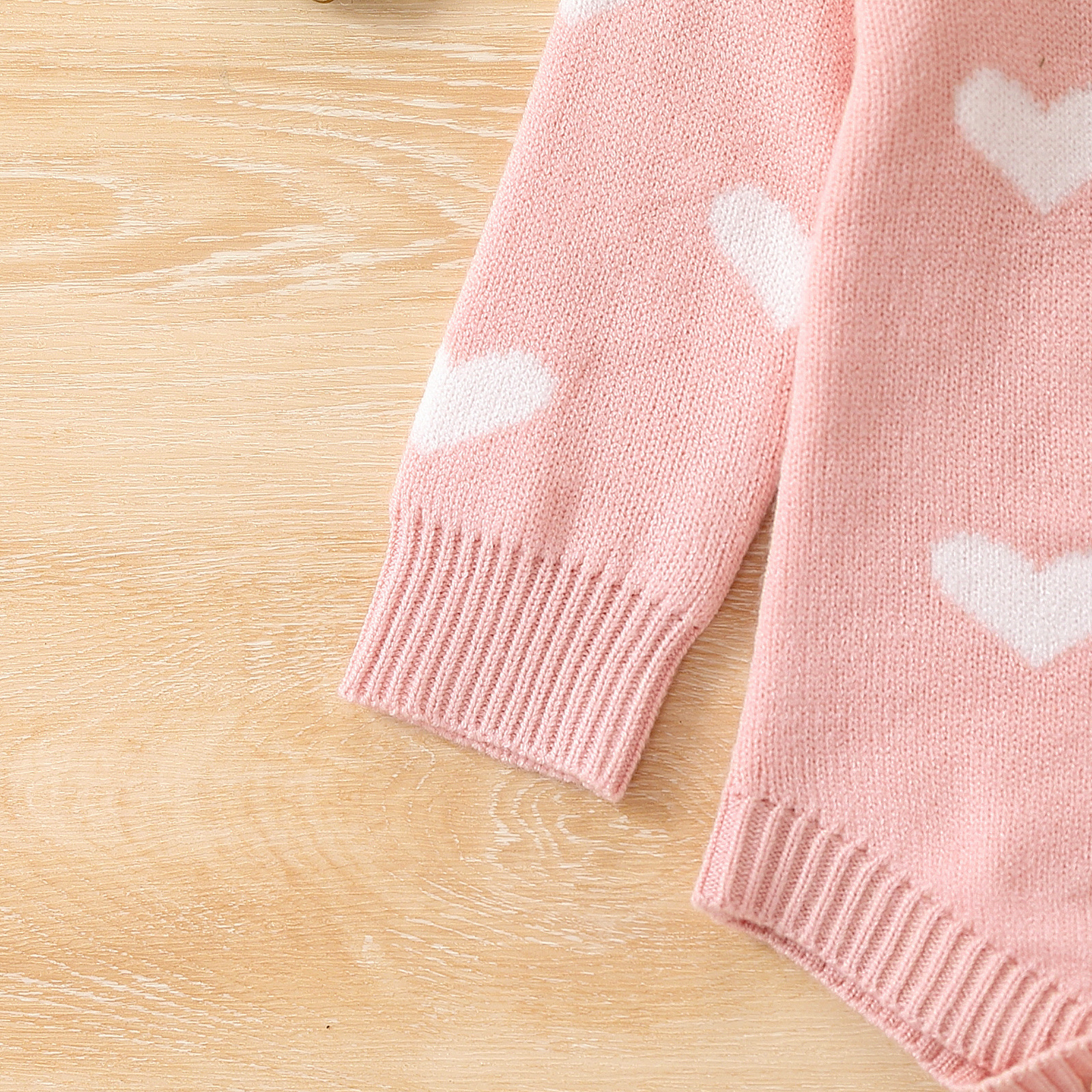 Minimalist Printed Baby Sweater Jumpsuit