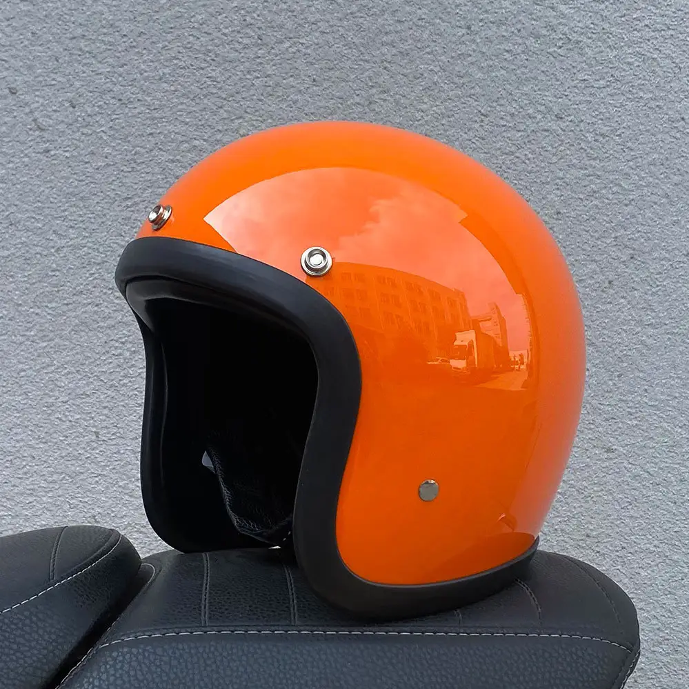 Helmet Men's And Women's Retro FRP Motorcycle