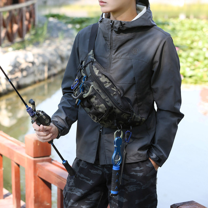 New Waist Bag Men's Multi-functional Crossbody One Shoulder Waterproof Backpack - CJdropshipping