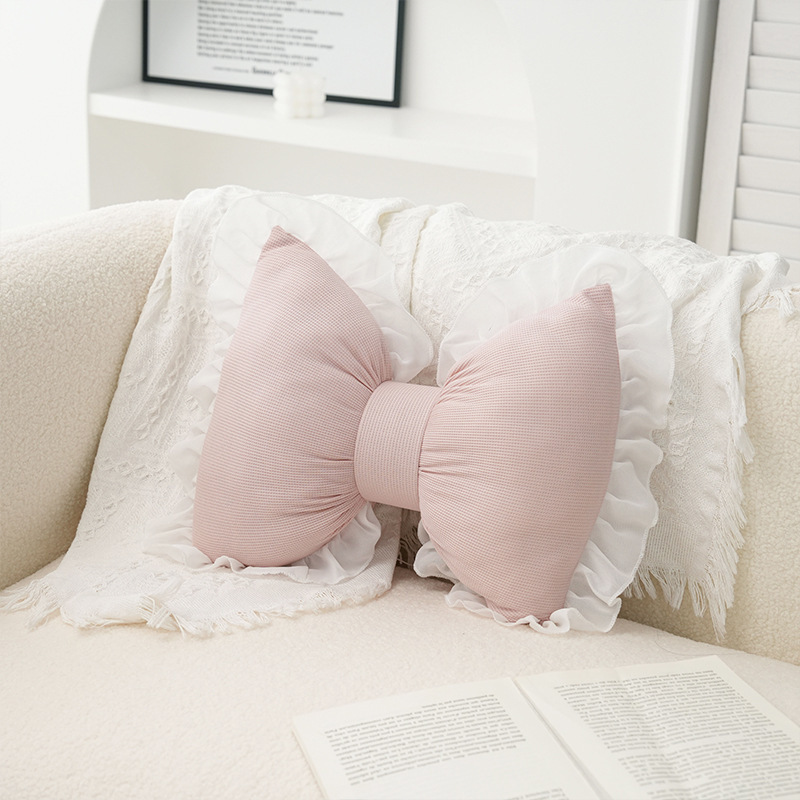 Household Personality Minimalist Bowknot Couch Pillow