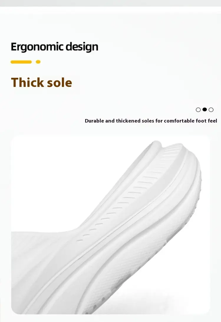 Wear-resistant Beach Sandals Outdoor Leisure Shit Feeling Home Single Strap Slides Trendy Shoes
