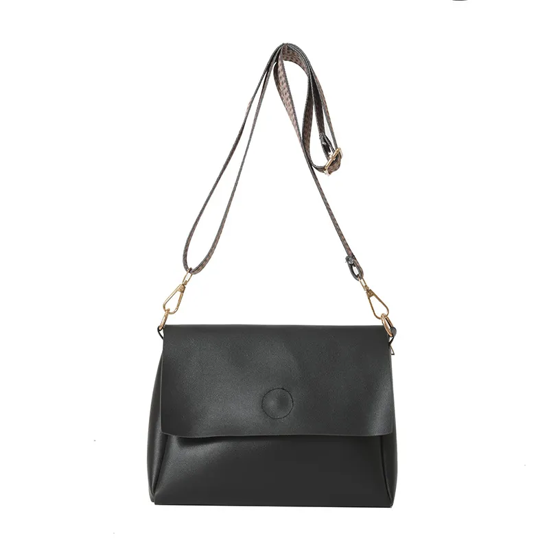 Two-piece Set Large Capacity Totes Work Commuter Texture - Black