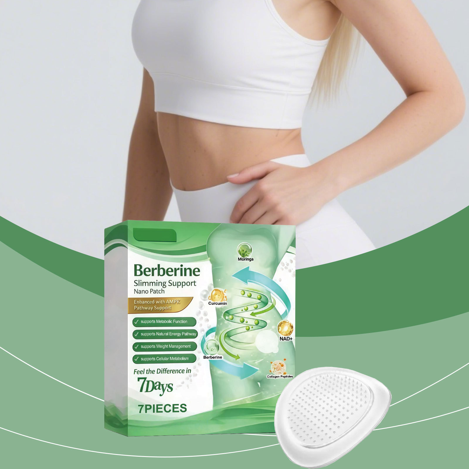 Body-slimming Microneedle Patch