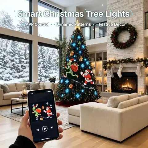 Halloween Christmas Tree String Lights