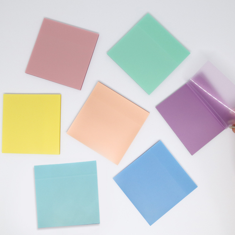 Colorful Transparent Sticky Notes Good Writing Color Post-it Notes